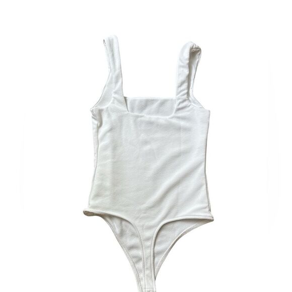 Dory Bodysuit in Bone Stretch Show Me Your Mumu Size XS - Picture 5 of 8